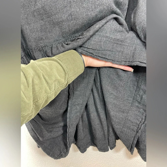 Lane Bryant Gray Embroidered Floral Ruffle Babydoll Blouse Top Women’s 26/28 - Picture 9 of 14